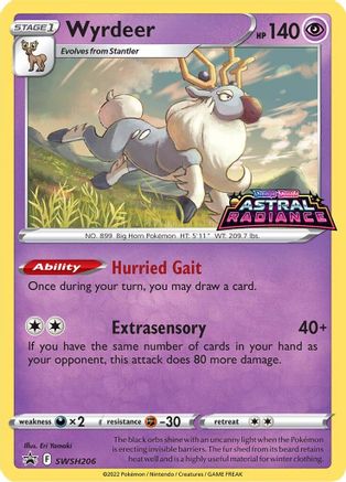 Wyrdeer (SWSH206) [Sword & Shield: Black Star Promos]-1