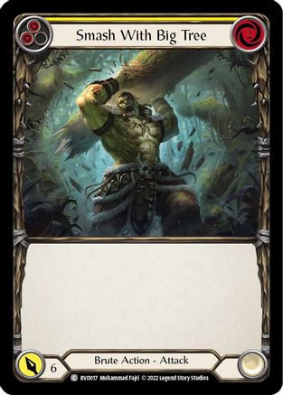 Smash With Big Tree (Yellow) [RVD017] (Classic Battles: Rhinar vs Dorinthea)-1