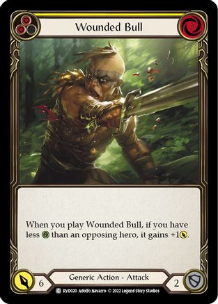 Wounded Bull (Yellow) [RVD020] (Classic Battles: Rhinar vs Dorinthea)-1