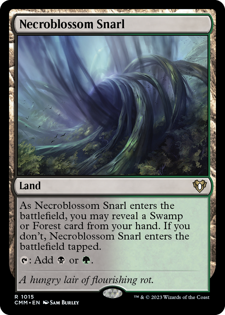 Necroblossom Snarl [Commander Masters]-1