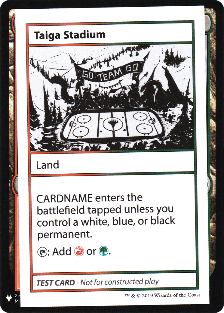 Taiga Stadium [Mystery Booster Playtest Cards]-1