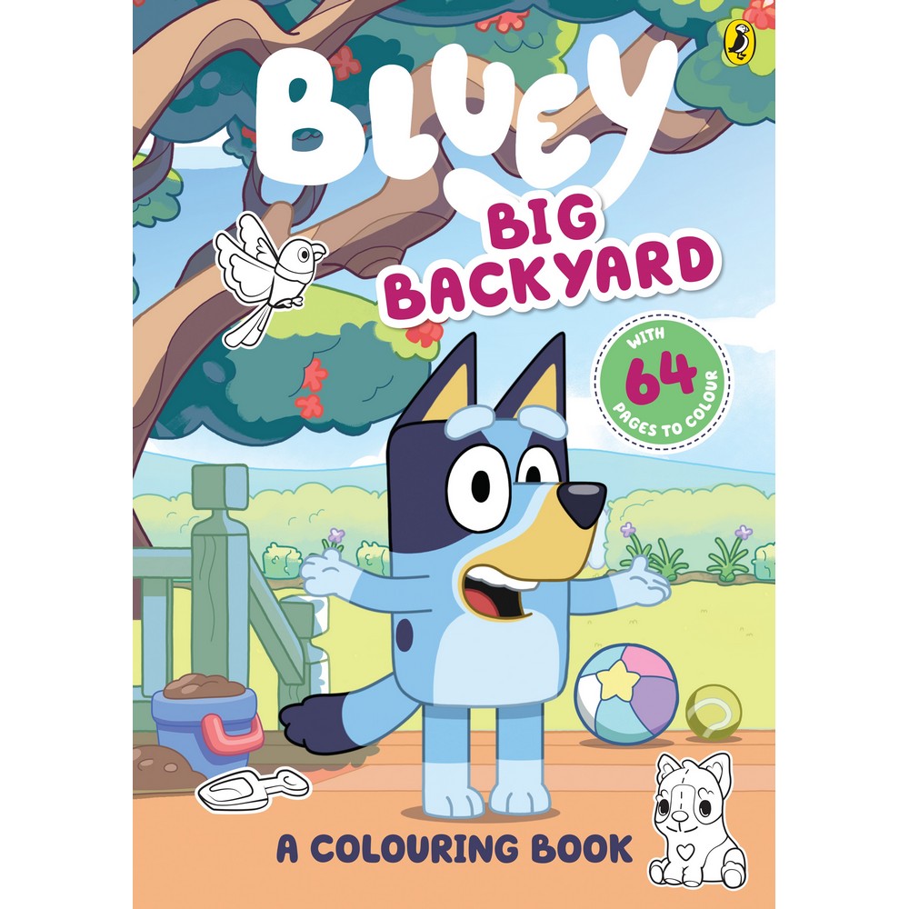 Bluey Big Backyard Colouring