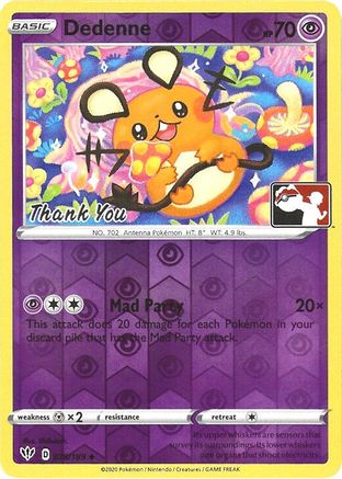 Dedenne (078/189) (Thank You Promo) [Sword & Shield: Darkness Ablaze]-1