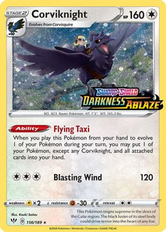 Corviknight (156/189) (Cosmos Holo) [Sword & Shield: Darkness Ablaze]-1