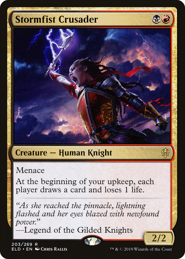 Stormfist Crusader [Throne of Eldraine]-1