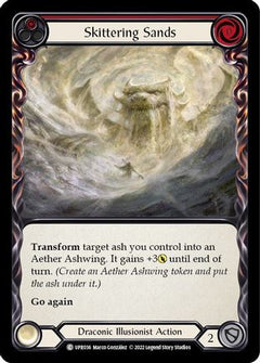 Skittering Sands (Red) [UPR036] (Uprising)  Rainbow Foil-1