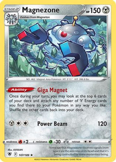 Magnezone (107/189) (Theme Deck Exclusive) [Sword & Shield: Astral Radiance]-1