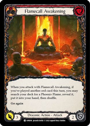 Flamecall Awakening [UPR096] (Uprising)  Rainbow Foil-1