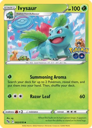 Ivysaur (002/078) [Pokémon GO]-1