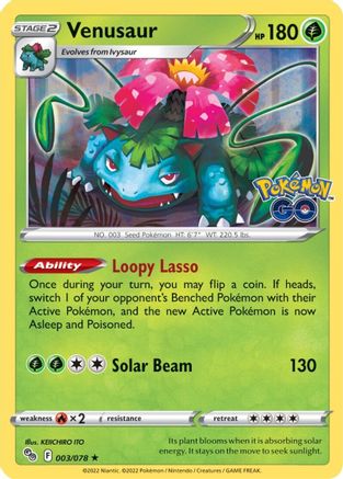 Venusaur (003/078) [Pokémon GO]-1