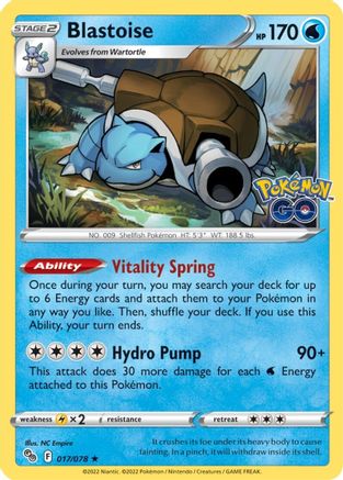 Blastoise (017/078) [Pokémon GO]-1