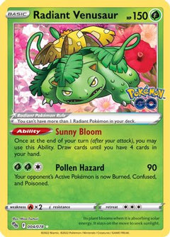Radiant Venusaur (004/078) [Pokémon GO]-1