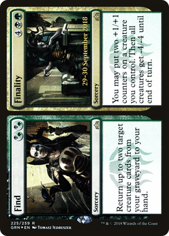 Find // Finality [Guilds of Ravnica Prerelease Promos]-1
