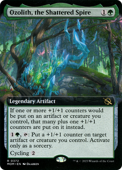 Ozolith, the Shattered Spire (Extended Art) [March of the Machine]-1