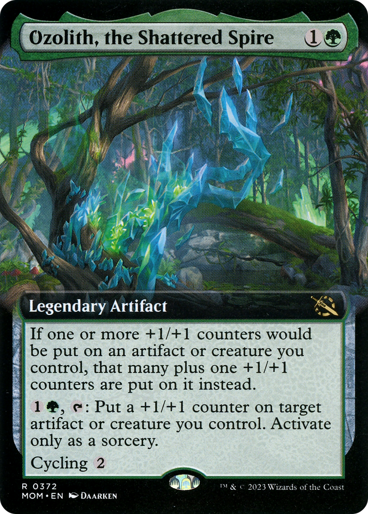 Ozolith, the Shattered Spire (Extended Art) [March of the Machine]-1