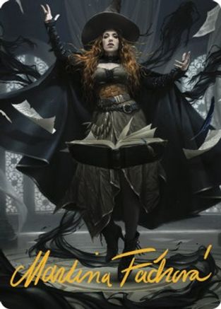 Tasha, the Witch Queen Art Card (41/81) (Gold-Stamped Signature) (ASCLB-041) - Art Series: Commander Legends: Battle for Baldur's Gate-1
