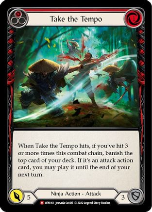 Take the Tempo [UPR161] (Uprising)  Rainbow Foil-1