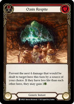 Oasis Respite (Red) [UPR221] (Uprising)  Rainbow Foil-1