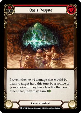 Oasis Respite (Red) [UPR221] (Uprising)  Rainbow Foil-1