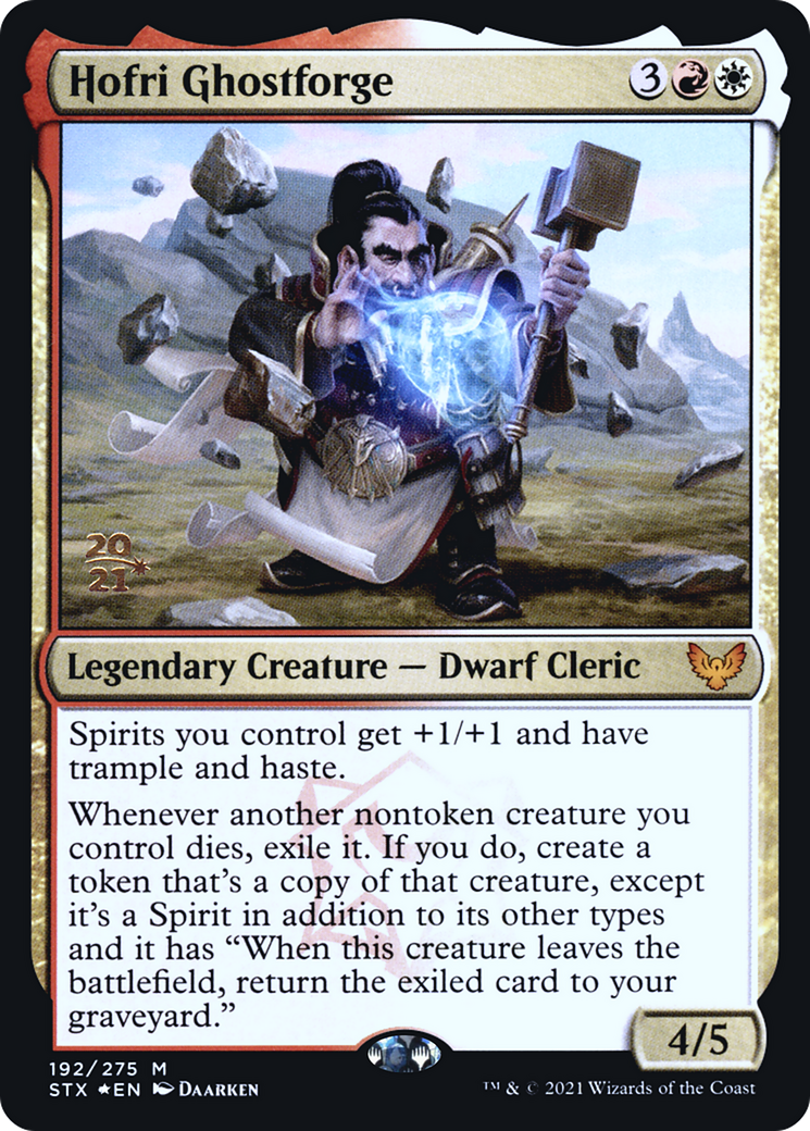 Hofri Ghostforge [Strixhaven: School of Mages Prerelease Promos]-1