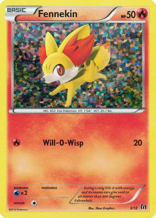 Fennekin (3/12) [McDonald's Promos: 2016 Collection]-1