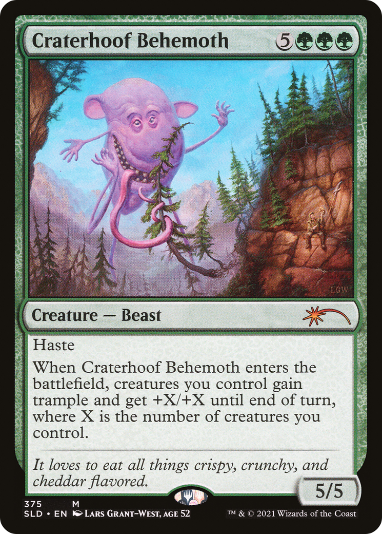 Craterhoof Behemoth (375) [Secret Lair Drop Series]-1