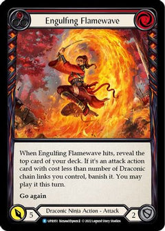 Engulfing Flamewave (Red) [UPR051] (Uprising)  Rainbow Foil-1
