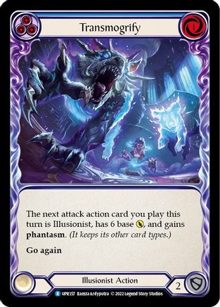 Transmogrify (Blue) [UPR157] (Uprising)  Rainbow Foil-1