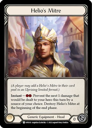Helio's Mitre [UPR183] (Uprising)  Cold Foil-1