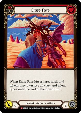 Erase Face [UPR187] (Uprising)  Rainbow Foil-1