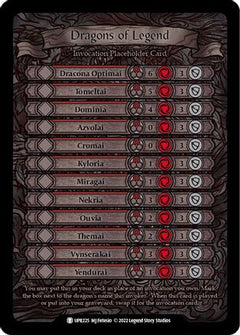 Dragons of Legend Invocation Placeholder Card [UPR225] (Uprising)-1