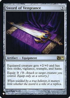 Sword of Vengeance [Secret Lair: Heads I Win, Tails You Lose]-1