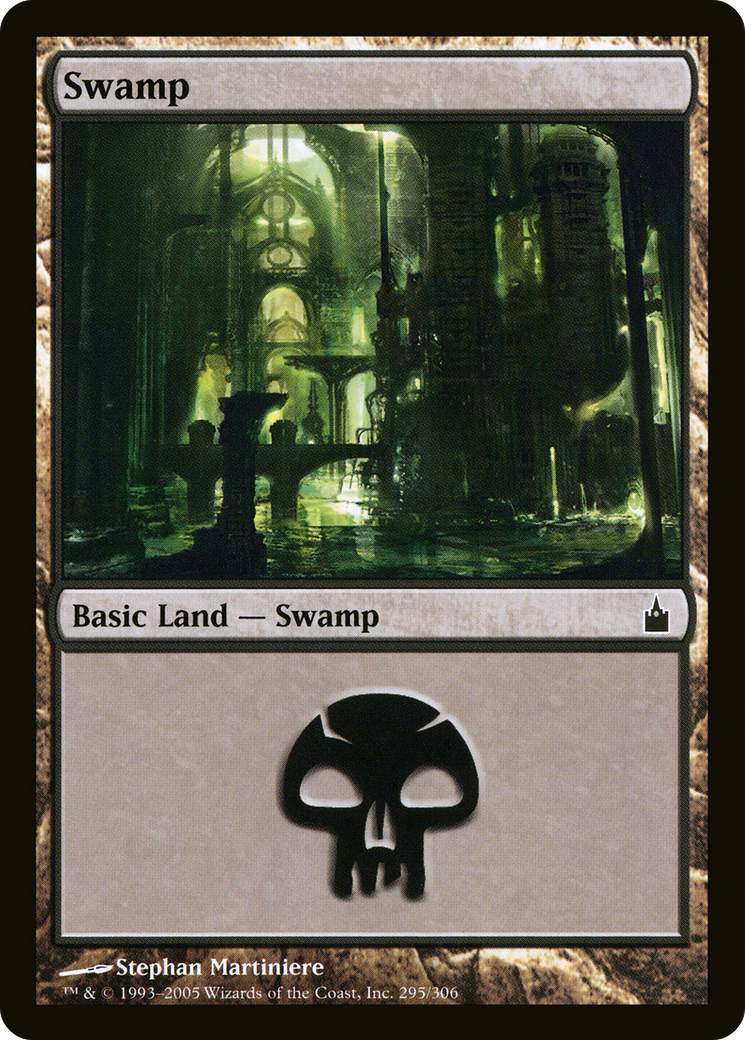 Swamp (295) [Ravnica: City of Guilds]-1