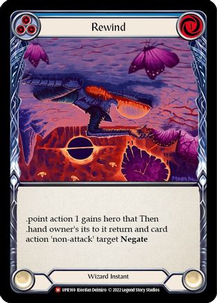 Rewind (Alternate Art) [UPR169] (Uprising)  Rainbow Foil-1