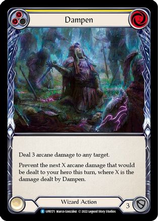 Dampen (Yellow) [UPR171] (Uprising)  Rainbow Foil-1