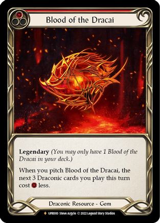 Blood of the Dracai [UPR000] (Uprising)  Cold Foil-1
