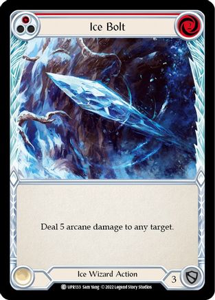 Ice Bolt (Red) [UPR133] (Uprising)  Rainbow Foil-1