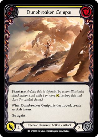 Dunebreaker Cenipai (Yellow) [UPR022] (Uprising)  Rainbow Foil-1