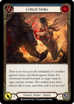Critical Strike (Blue) [UPR208] (Uprising)  Rainbow Foil-1