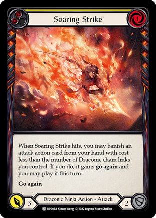 Soaring Strike (Yellow) [UPR082] (Uprising)  Rainbow Foil-1