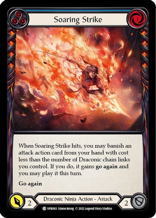 Soaring Strike (Blue) [UPR083] (Uprising)  Rainbow Foil-1