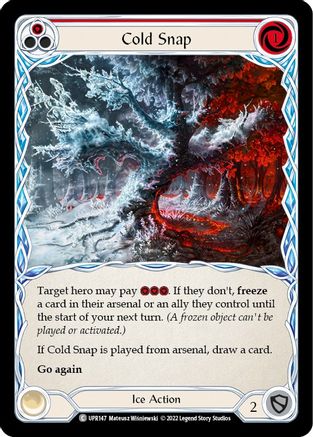 Cold Snap (Red) [UPR147] (Uprising)  Rainbow Foil-1