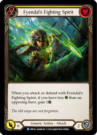 Fyendal's Fighting Spirit (Yellow) [UPR195] (Uprising)-1