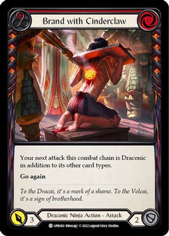Brand with Cinderclaw (Red) [UPR060] (Uprising)  Rainbow Foil-1