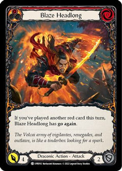 Blaze Headlong [UPR092] (Uprising)  Rainbow Foil-1