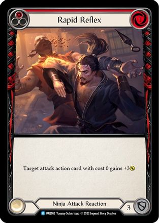Rapid Reflex (Red) [UPR162] (Uprising)  Rainbow Foil-1