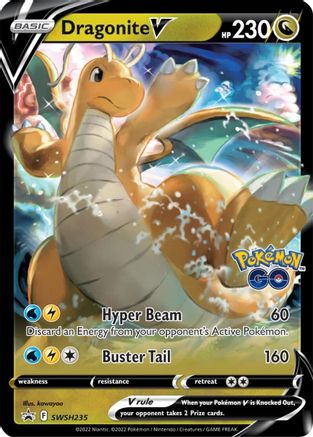 Dragonite V (SWSH235) [Sword & Shield: Black Star Promos]-1