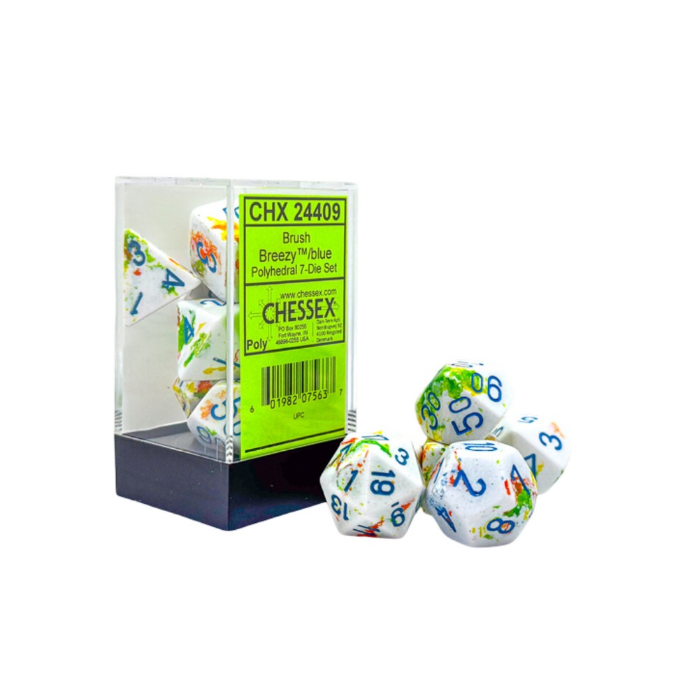 CHX 24409 Brush Polyhedral Breezy/blue 7-Die Set