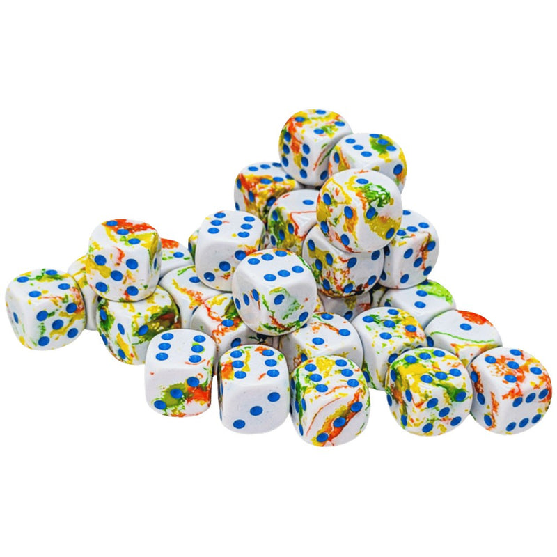 CHX 24809 Brush Breezy/blue 12mm d6 Dice Block (36 dice)