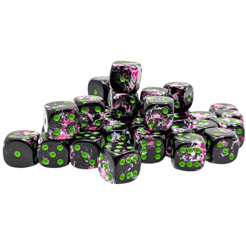 CHX 24814 Brush Paintball/green 12mm d6 Dice Block (36 dice)